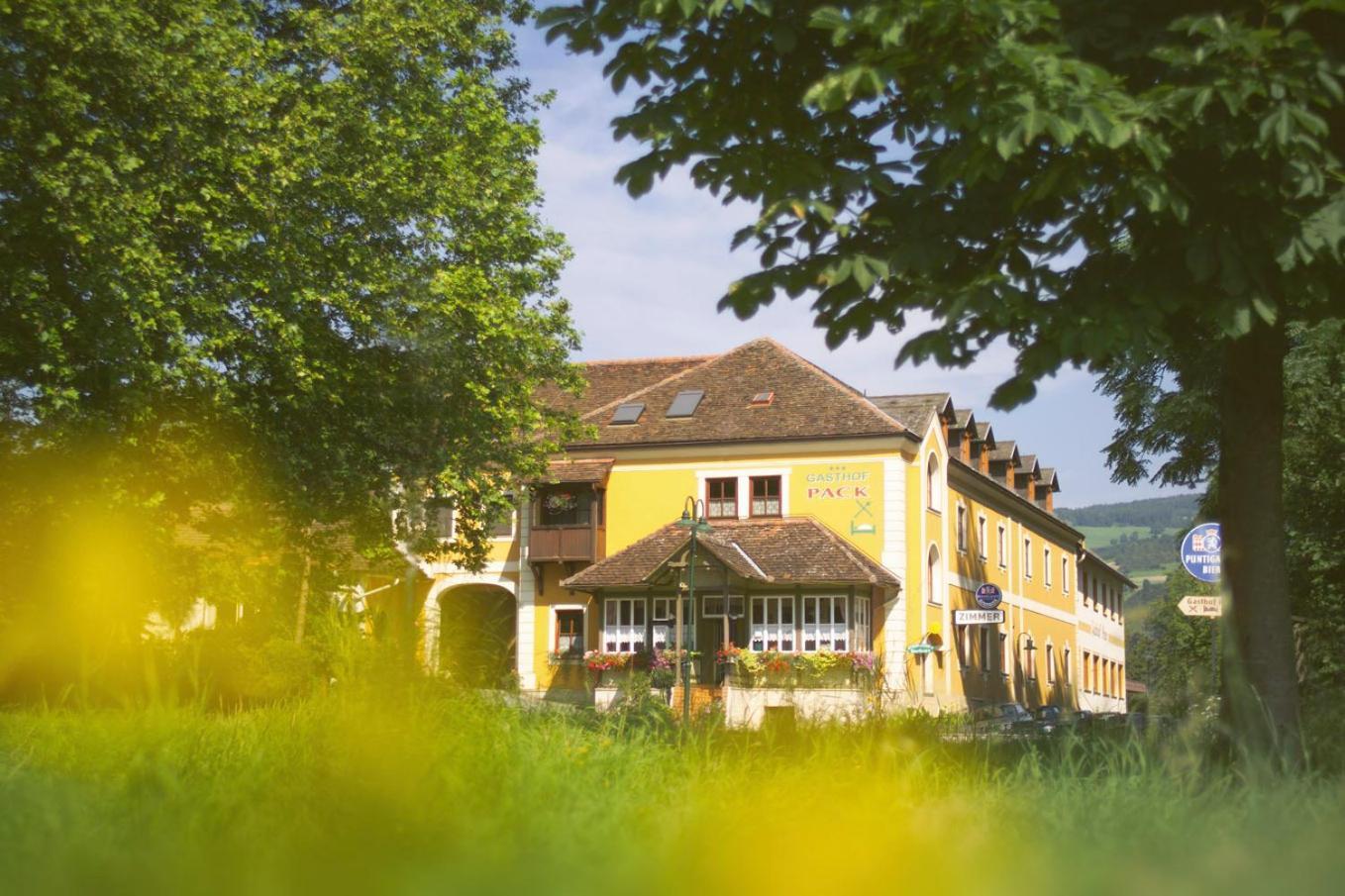 Gasthof Pack "Zur Lebing Au" ฮาร์ทแบร์ก ภายนอก รูปภาพ